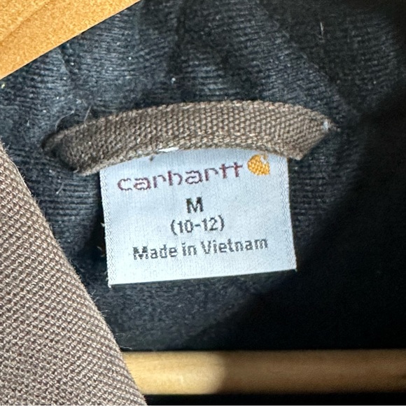 CARHARTT Heavy Duty Canvas Bomber Jacket size M (10-12) - Picture 5 of 6